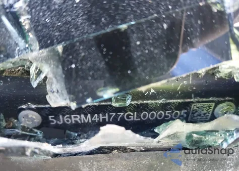 2016 Honda Cr-V Ex-L z USA, uszkodzony, nr VIN 5J6RM4H77GL000505